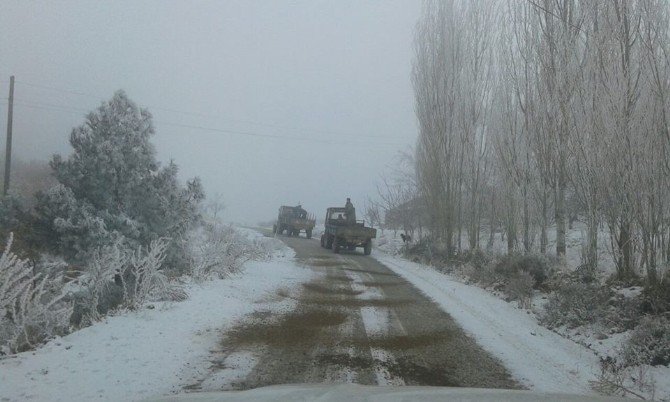 Alaşehir’de Kar Eğitime Engel Olmadı