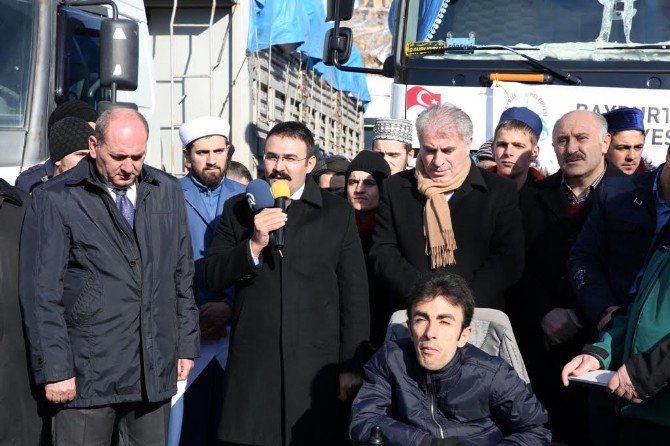 Bayburt’tan Halep’e Yardımlar Sürüyor