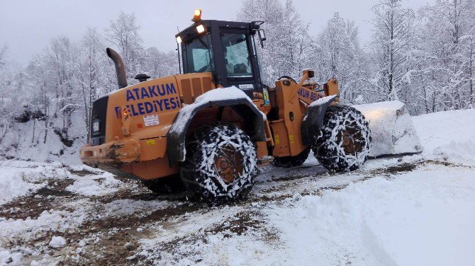 Ulaşımda Kar Engeli Aşılıyor