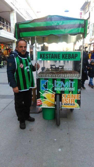 İzmit’te Kestanecilere Kocaelispor Rengi