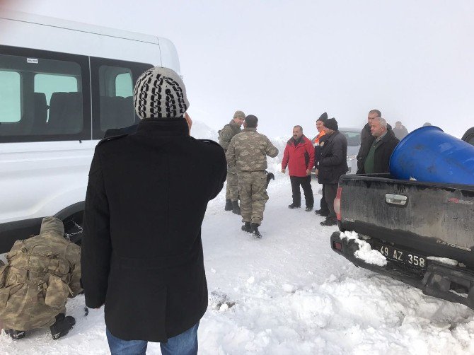 Çığ Altında Kalan Vatandaş Ağır Yaralı Olarak Kurtarıldı