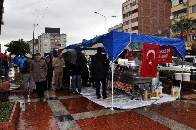 Nazilli’de Şehit Polisler İçin Lokma Hayrı Yapıldı