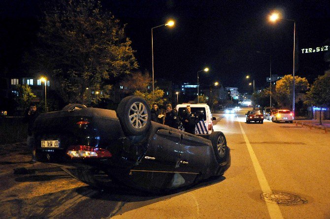 Antalya’da Trafik Kazası: 1 Yaralı