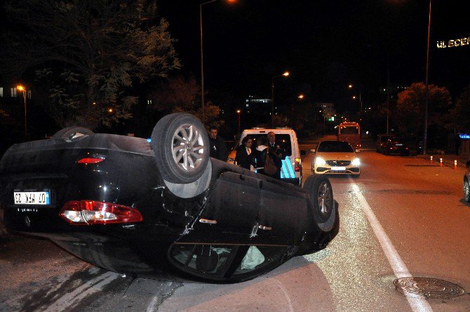 Antalya’da Trafik Kazası: 1 Yaralı