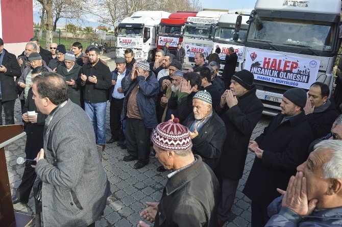 Halep İçin Yardım Tır’ları Yola Çıktı