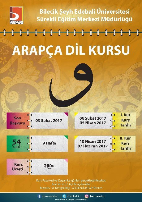 Arapça Ve İşaret Dili Kursu Açılıyor