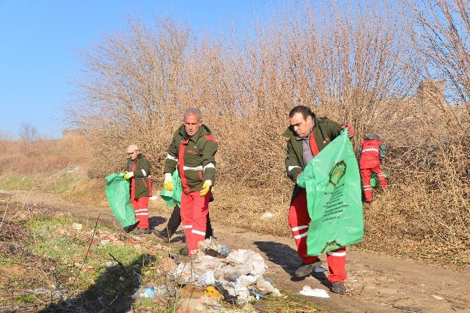 Hevsel Bahçelerinde Hafriyat Ve Çöp Temizliği