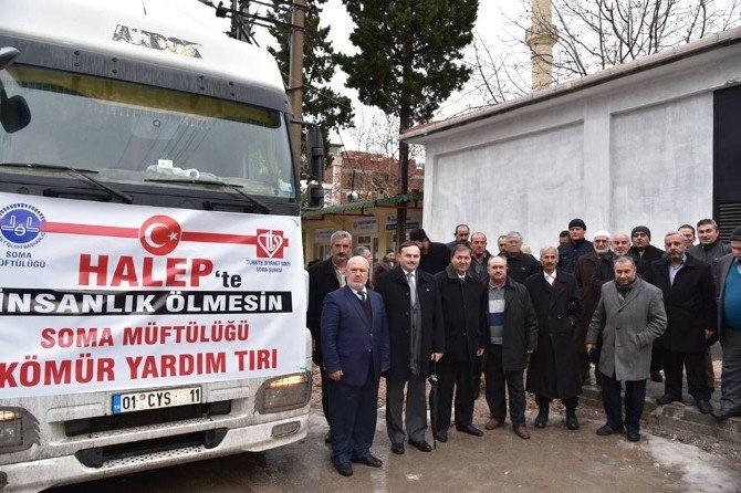 Soma’dan Halep’e 54 Ton Kömür