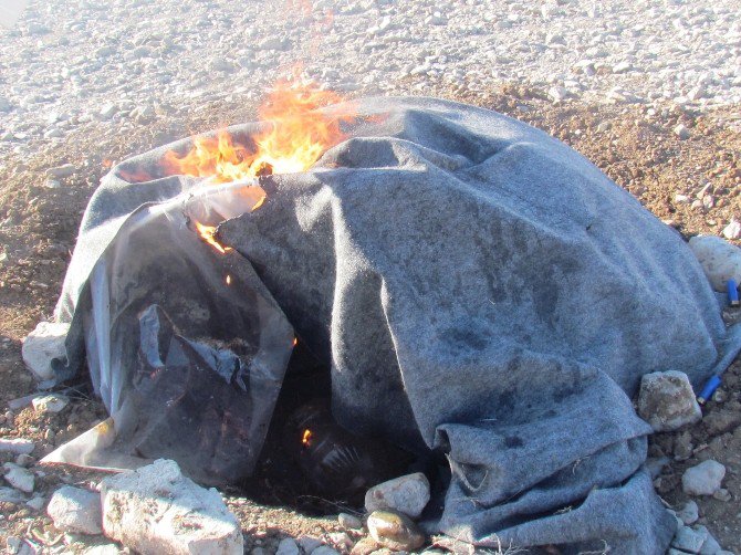 Elazığ’da Avlanmada Yasak Olarak Kullanılan 12 Adet Güme İmha Edildi