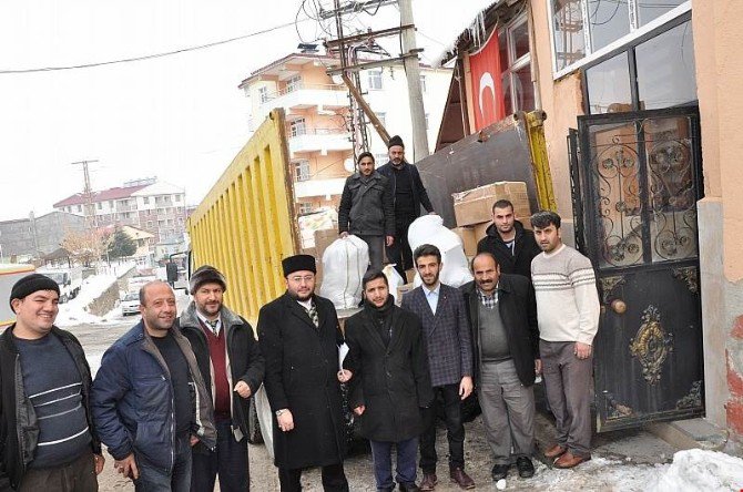 Mutki Müftülüğünden Halep’e Yardım