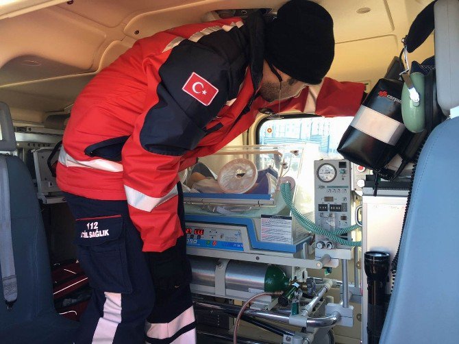 Ambulans Helikopter, Kalp Hastası 3 Günlük Bebek İçin Havalandı