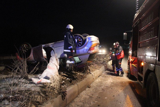 Tavşanlı’da Meydana Gelen Trafik Kazasında 1 Kişi Yaralandı