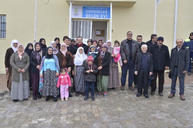 Başkan Ataç Belde Evindeki Kadınlarla Buluştu