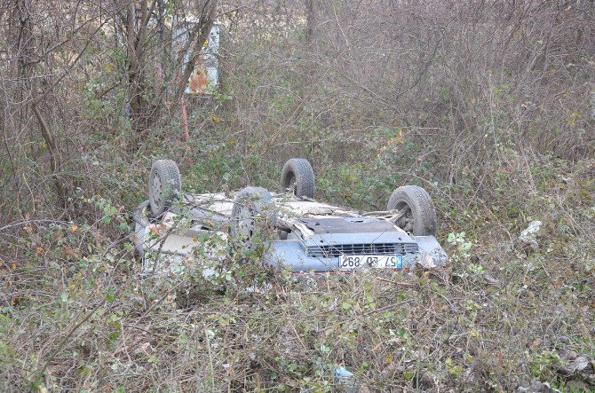 Sinop’ta Trafik Kazası: 1 Yaralı