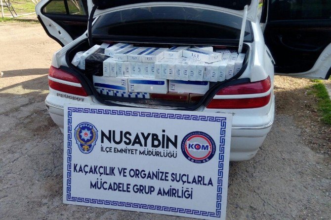 Nusaybin’de Kaçak Sigara Operasyonu