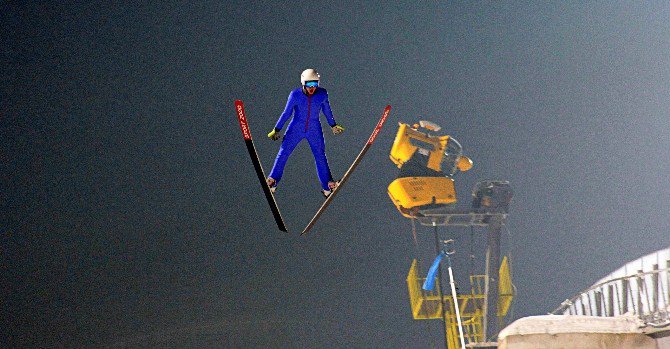 Heyelan Nedeniyle Göçen Atlama Kuleleri Yeniden İnşa Edildi