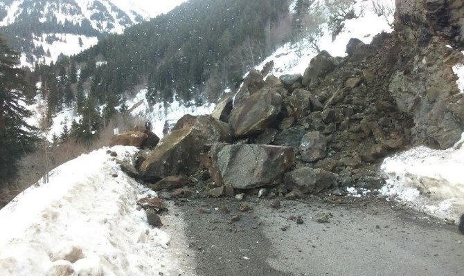 Ardahan-artvin Karayolunda Heyelan: Yol Ulaşıma Kapandı