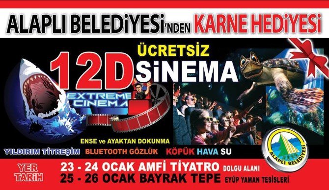 Öğrencilere Karne Hediyesi Olarak Sinema Gösterimi