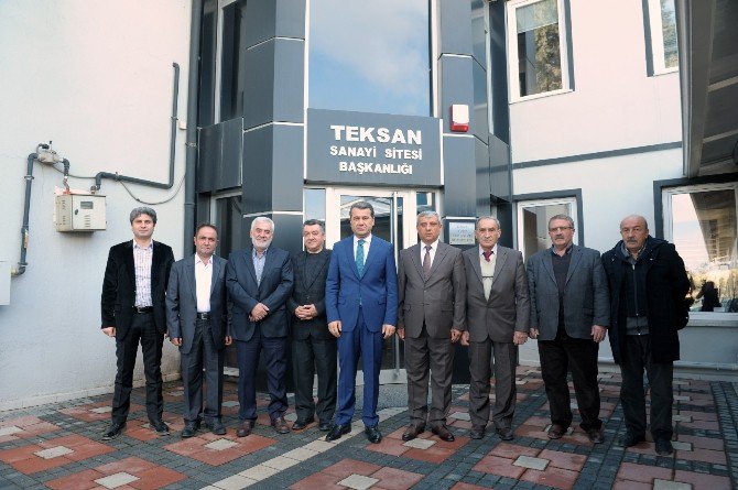 Vali Çelik, Teksan Sanayi Sitesi’ni Ziyaret Etti