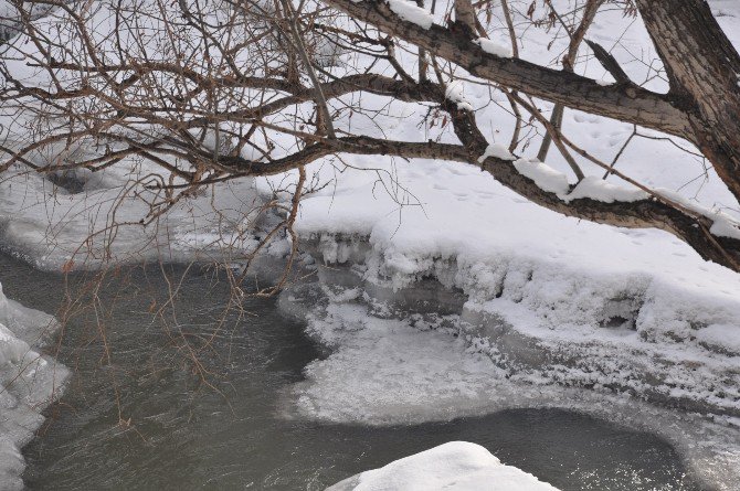 Kars Çayı Buzulları Aratmıyor