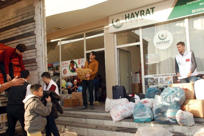 Bitlis’ten Halep Halkına Yardım