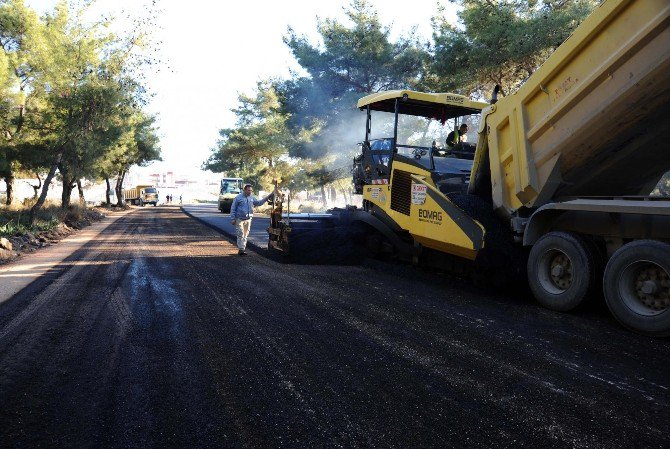 Kepez Kirişçiler Yolu’na 10 Bin Ton Asfalt