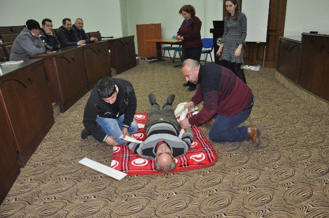 Nazilli Belediyesi Personeline İlkyardım Eğitimi