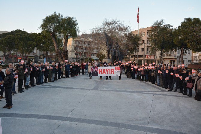 Söke Chp’den Anayasa Eylemi