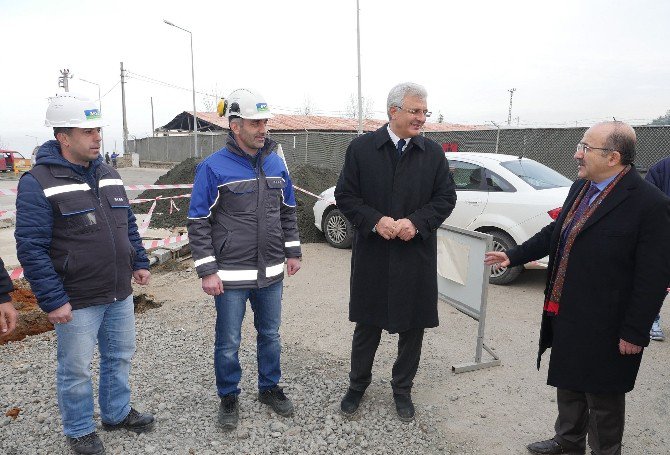 Çukurçayır’a Doğal Gaz Ulaştırmak İçin Çelik Boru Döşeme Çalışmalarına Başlandı