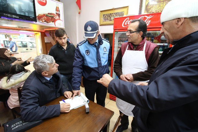 Zabıtadan Akyazı’da Sıkı Denetim