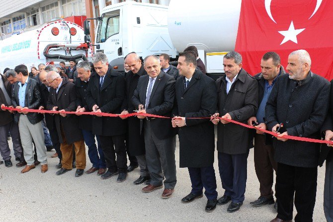 Yahyalı Belediyesi Yeni Araçlarını Tanıttı