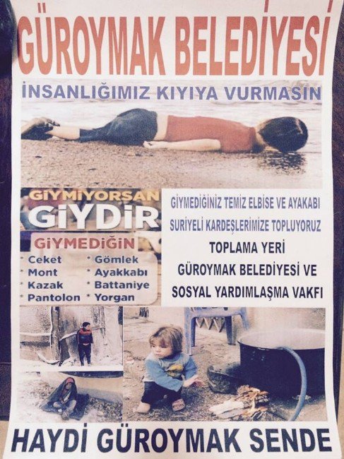 Güroymak’tan Suriyelilere Yardım