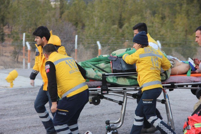El Bab’ta Yaralanan Askerler, Gaziantep’e Getiriliyor.