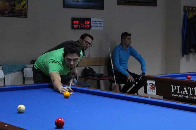 Karaman’da Üç Bant Bilardo Heyecanı Sona Erdi