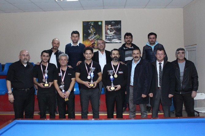 Karaman’da Üç Bant Bilardo Heyecanı Sona Erdi