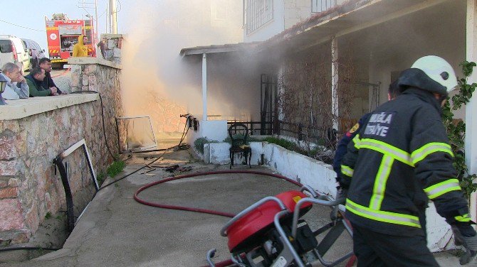 Bodrum’da Klima Evi Küle Çevirdi