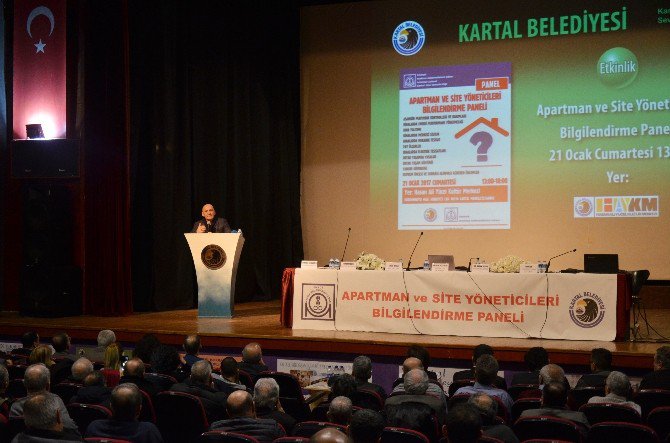 Kartal Belediyesi “Apartman Ve Site Yöneticileri Bilgilendirme Paneli” Düzenledi