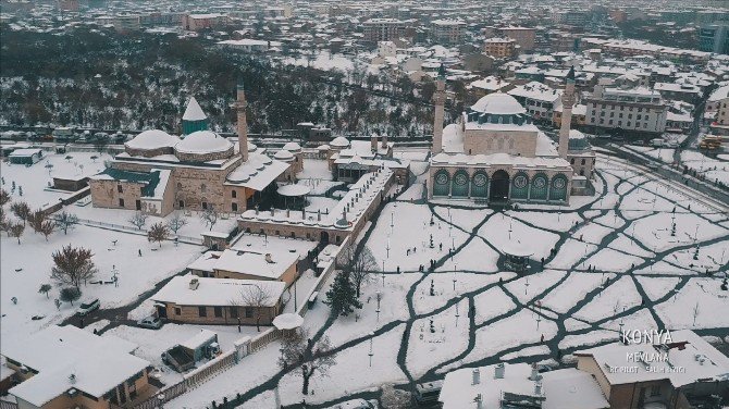 Beyaza Bürünen Türkiye Havadan Görüntülendi