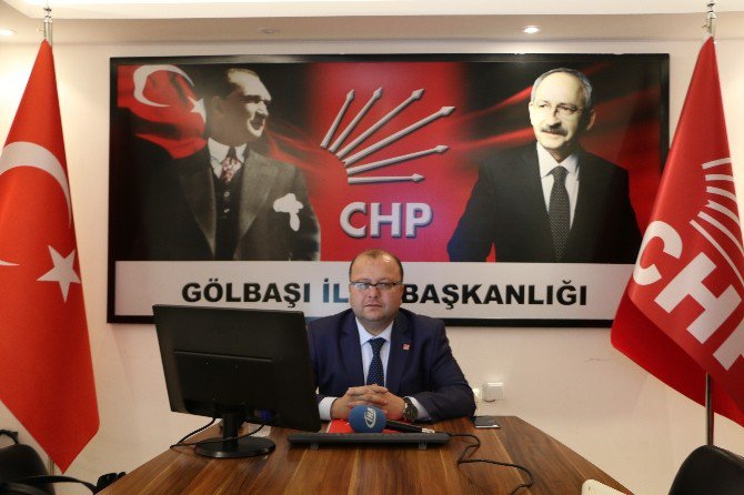 Chp Gölbaşı İlçe Başkanı Bülent Elikesik;