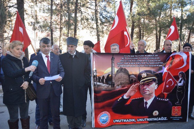 Diyarbakırlı Şehit Aileleri Okkan’ı Unutmadı