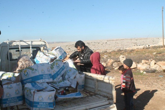 Haliliye’den Halep’e Kardeşlik Eli Uzandı