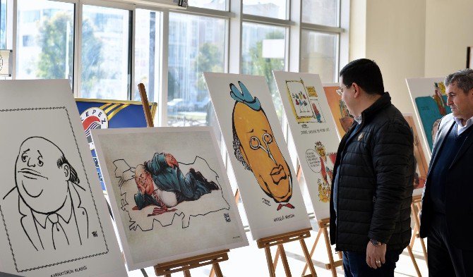 Tütüncü ‘Demirel’ Karikatürleri Sergisinde