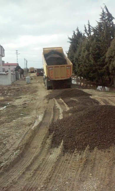 Marmaraereğlisi’nde Yol Yapım Çalışmaları