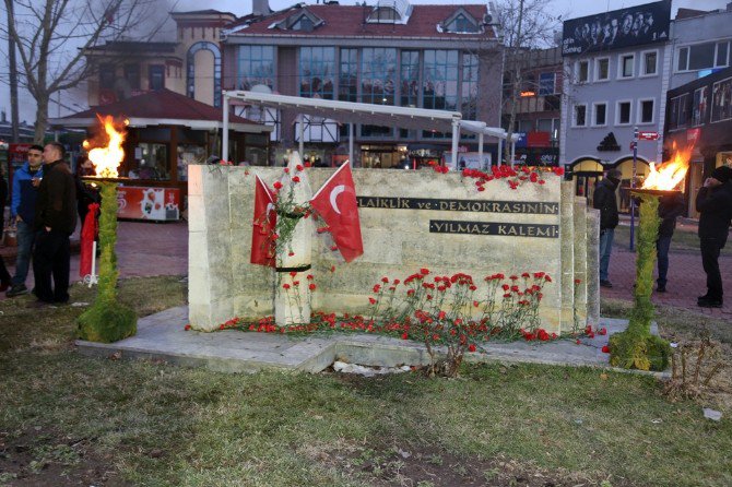 Chp Edirne Merkez İlçe Gençlik Kolları ‘Mumcu’yu Andı