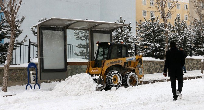 Erzurum’da Karla Mücadele