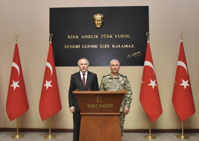 Tümgeneral Tarakcı’dan Vali Ata’ya Ziyaret