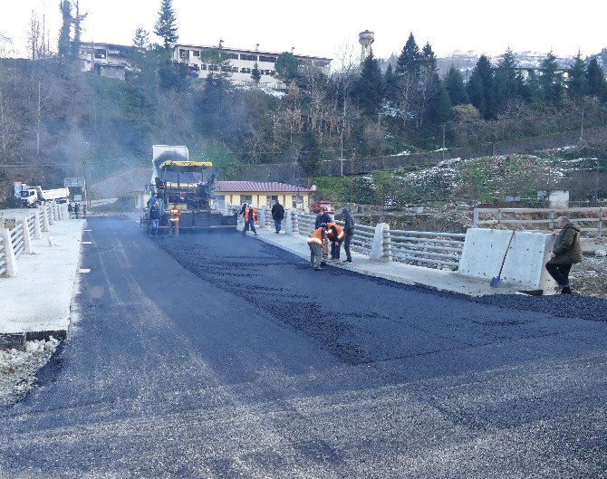 Of-çaykara Karayolundaki ‘Bölümlü Köprüsü’ Hizmete Girdi