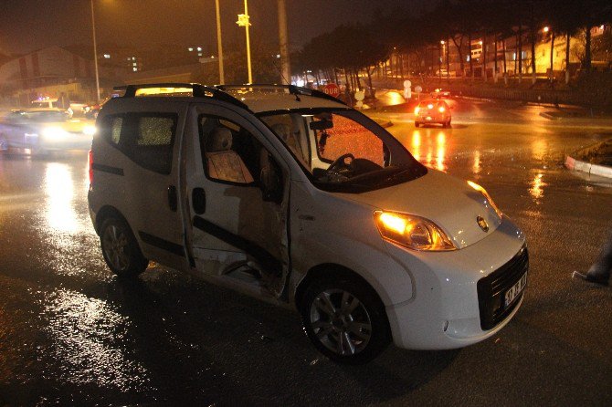 Çan’da Trafik Kazası; 1 Yaralı