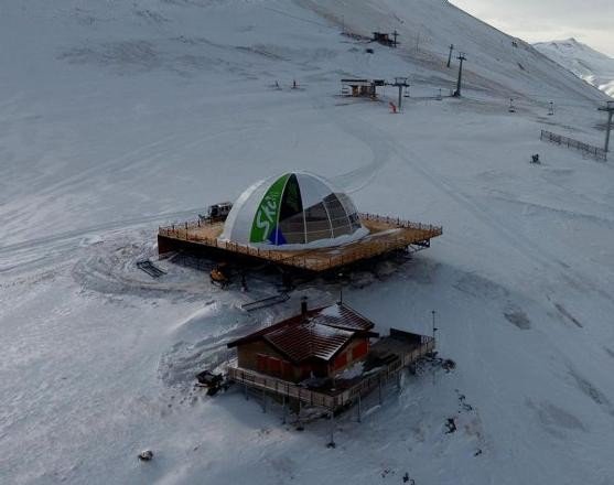 Erzurum’da Havadan Çekilen Kış Manzaraları