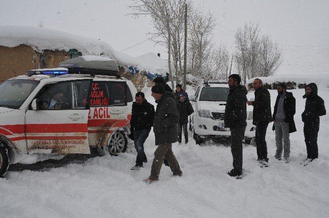 Yüksekova’da Hasta Kurtarma Operasyonu